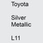 Preview: Toyota, Silver Metallic, L11.